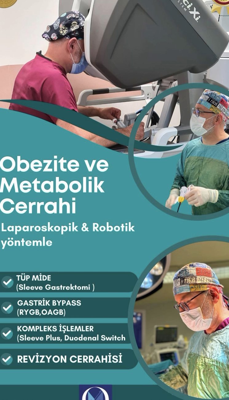 Obezite ve metabolik cerrahi — laparoskopik ve robotik